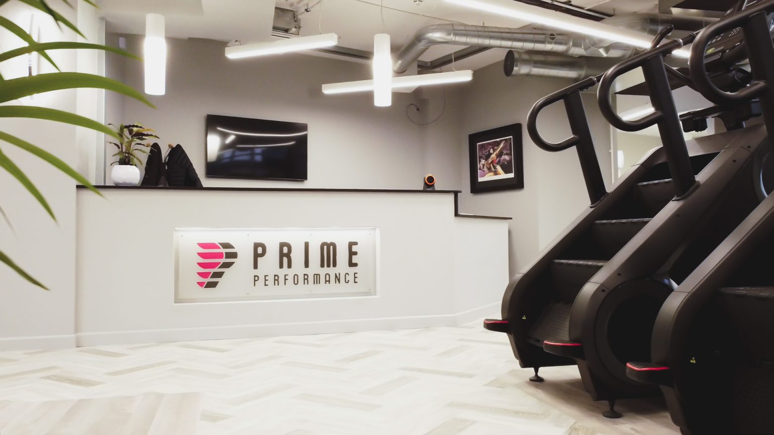 The Prime Performance reception desk
