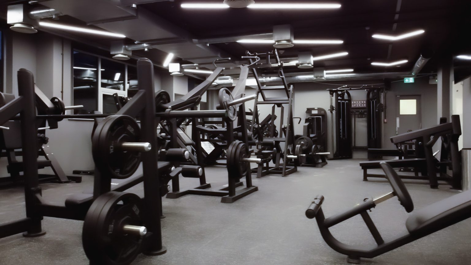 The strength training floor at Prime Performance
